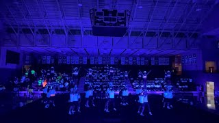 Navarro Cheer Black Light Pep Rally Performance 2024 [upl. by Dianna750]