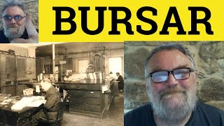 😎 Bursar Meaning  Bursary Definition  Bursar Examples  Bursary Explained  Bursar Bursary [upl. by Eelymmij762]