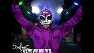 WCW Rey Mysterio Jr 1st ThemeWith Custom Tron [upl. by Ellienad]