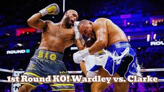 Fabio Wardley vs Frazer Clarke 1st Round Knockout  Full Fight Highlights [upl. by Chucho187]