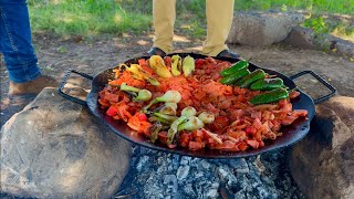 CARNES FRIAS CON SABOR ¡¡UNA DISCADA DELICIOSA  RUTA LA NUEVE [upl. by Airat]