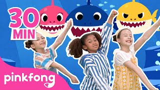 Kinderlieder TanzMix  Singen und Tanzen mit BabyHai  Baby Shark Deutsch  Pinkfong Kinderlieder [upl. by Remde]