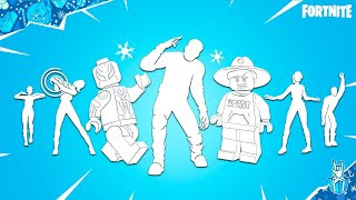 Top 40 Legendary Fortnite Dances amp Emotes MrBeast Lego Peter Griffin Eminem  Real Slim Shady [upl. by Batista]