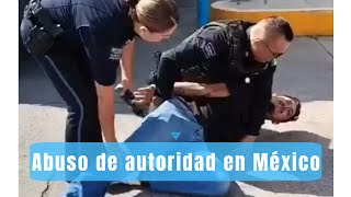 Abuso de autoridad repartidor es sometido injustamente por policías mientras compraba su lonche [upl. by Hillyer508]