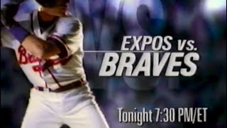 August 30 2001 Expos at Braves TBS Superstation Promo [upl. by Yelsha]