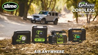 Slime Go Series Cordless Tire Inflator Collection [upl. by Ilahtan737]