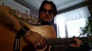 Johnny Depp 1 Double  Radiohead Creep  wwwmycelebritydoublescom [upl. by Mehalek]