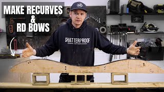 HOW TO USE BOW BUILDING FORMS  Make Recurves and RD BowsTillering Course ep 14 [upl. by Aicel]