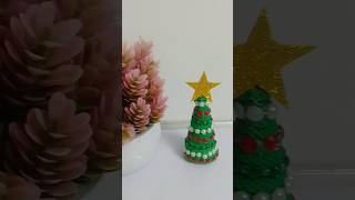 DIY Christmas Tree 🌲christmasdecor christmas diy diydecor handmade handmadedecor craft yt [upl. by Krasner]