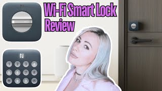 🔒 Anona Holo WiFi Smart Lock and Keypad Set HowTo Installation Review 🔐 [upl. by Ney]