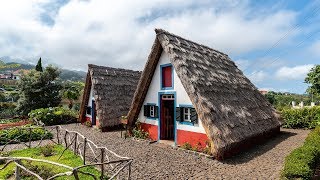 Casas Tipicas de Santana and Levada do Risco on Madeira [upl. by Seale]