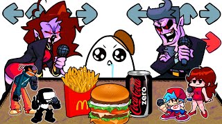 MUKBANG vs Friday Night Funkin COMPLETE EDITION 4  GHS ANIMATION [upl. by Hizar592]