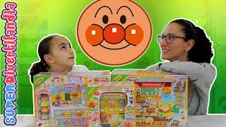 Anpanman Juguetes Japoneses en SUPERDivertilandia con Andrea y Raquel [upl. by Orville]