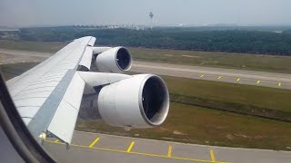 Iran Air B747SP Takeoff from Kuala Lumpur 9 April 2016 [upl. by Iral103]