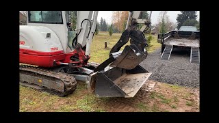 Skidsteer Bucket for Mini Excavator  Excavator Attachment  My Blade Buddy [upl. by Mistrot450]