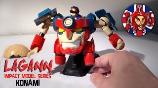 LAGANN Impact Model Series  Gurren Lagann  Konami  Review Monsieur Toys [upl. by Arrekahs770]