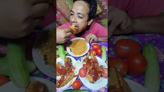 Chicken Fried Chanachur Cucumber Tomatoes [upl. by Niwrad]