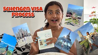 Schengen visa application process in Telugu 🌏 [upl. by Clarhe]