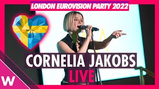 Cornelia Jakobs quotHold Me Closerquot Sweden 2022 LIVE  London Eurovision Party [upl. by Ayela]