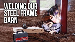 WELDING THE STEEL FRAME amp FIRST LOOK AT THE VIEW [upl. by Sommers]