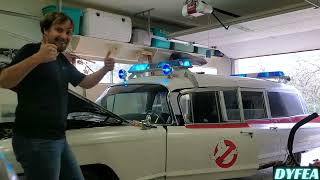 Ghostbusters ECTO1 SIREN And LIGHTBARS TEST [upl. by Ecnarolf411]