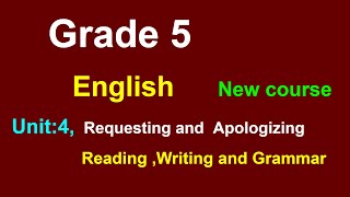 class 5 Englishunit 4requesting and apologizinggrade 5 Englishunit 4 [upl. by Natalie506]