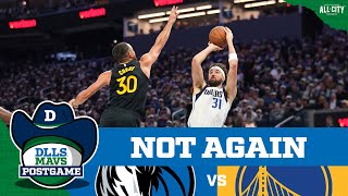 Mavericks lose third clutch game in a row in Klay’s return to Golden State  MAVS POSTGAME [upl. by Eimaral]