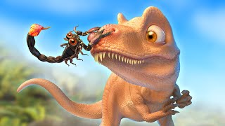 Rexy meets the Mountain King  Funny Dinosaur Cartoon for Families [upl. by Jahdai]