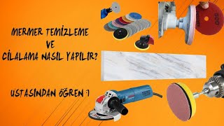 Mermer Temizliği ve Cilalama  Mermer Parlatma [upl. by Novak]