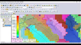 Délimitations des bassins versants par logiciel Global Mapper PART 2 [upl. by Tuchman]