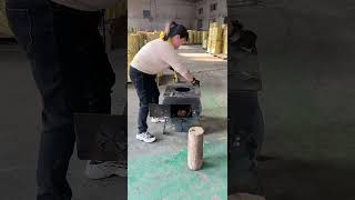 Part 11Winter essential heating artifact wood stove Rural household wood stove Smokeless wood stove [upl. by Akerley]