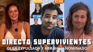 SUPERVIVIENTES ALL STARS OLGA es EXPULSADA y ABRAHAM está NOMINADO  Hablamos de tele [upl. by Eynttirb]