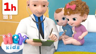 Baby goes to doctor 🧑‍⚕️  Doctor cartoon for Kids  HeyKids Nursery Rhymes [upl. by Adnahsar]