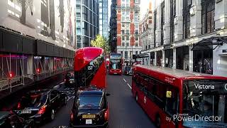 FULL ROUTE VISUAL  London Bus Route 22  Putney Common to Oxford Circus  WHV134 BV66ZRZ [upl. by Cresida]