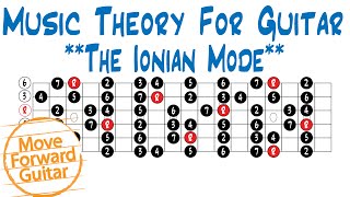 Music Theory for Guitar  Major Scale Modes Ionian [upl. by Luckin]