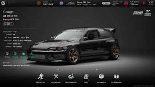 Gran Turismo 7 Garage RCR Civic race tune [upl. by Ynahpets]