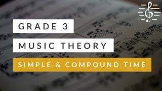 Grade 3 Music Theory  Simple amp Compound Time Signatures [upl. by Fotinas]