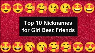 Top 10 nicknames For girl best friend ll Love quiz game ll Fun game ll timtim995 [upl. by Llertnad360]