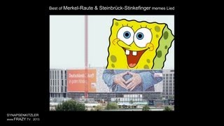 Best of Merkel Raute amp Steinbrück Stinkefinger meme Photos  Synapsenkitzler Lied  wwwFRAZYtv [upl. by Horbal815]