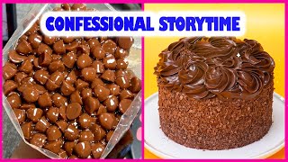 🤓 CONFESSIONAL STORYTIME 🌈 Satisfying Melted Chocolate Cake For Sweet Day [upl. by Goeselt500]