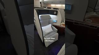 15 hours in Qantas First Class  A380 LAXSYD [upl. by Ahsieit]