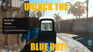 HOW TO GET BLUE DOT IN 5 MINUTES fastest way to get the blue dot reticle in modern warfare [upl. by Eelan]