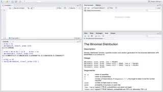 111 Distribución Binomial en R [upl. by Mosera]