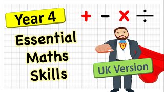 Year 4 Maths Lesson Uk  The Maths Guy [upl. by Enael934]