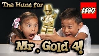 The Hunt for MR GOLD PART 4  BE THE GOLD LEGO Series 10 Minifigure Unboxing bethegold [upl. by Lertram334]