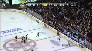 Patrice Bergeron ties the game with 50s left in game 7  May 13 2013 [upl. by Edak]