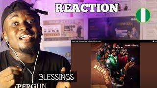 Shatta Wale  Blessings ft Amerado  REACTION [upl. by Lartnom]