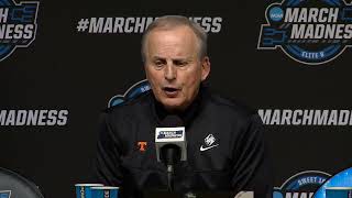 Tennessee HC Rick Barnes CREIGHTON Postgame Press Conference  Vols Advance to the Elite Eight [upl. by Virendra]