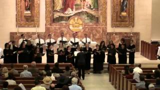 quotKyriequot SATB polyphony from Viadanas Missa quotLHora Passaquot by the Latin Schola 2012 [upl. by Chesney]