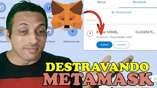 COMO DESTRAVAR A METAMASK RAPIDAMENTE E RECEBER SEUS TOKÉNS [upl. by Eceeryt]